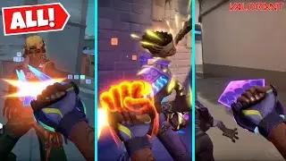 *ALL* 3 Power Fist (Melee) Variants - Radiant Entertainment System // Valorant