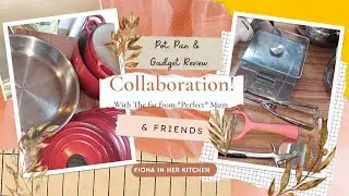 My Favourite Pots, Pans, Utensils & Kitchen Gadgets Review || Collaboration with Three Friends!!