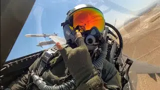 The Aggressor Squadron Commander Takes Off in an F-16 Fighting Falcon