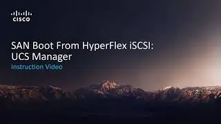 Configure a UCS Managed server to boot from HyperFlex iSCSI