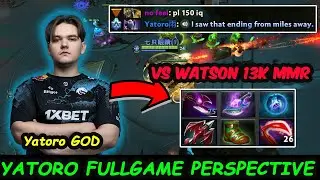 Yatoro [TEMPLAR ASSASSIN] vs Watson 13k MMR FULLGAME Perspective Dota 2 7.34E