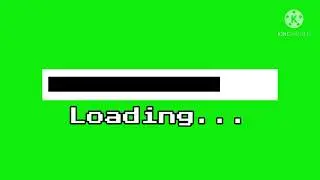 Loading Bar Green Screen