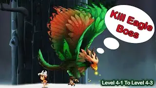 Jungle Adventures 3 Level 4-1 To Level 4-3, Kill Eagle Boss