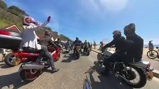 Distinguished Gentleman's Ride Poole to Bournemouth 2023 - The Undercliff Drive, Pier to Pier