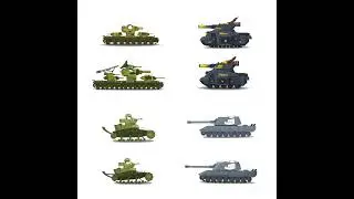 Разницы танков 1 (Танки Gerand & TanKs MUSIC). 