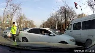 Нарушение ПДД в Бишкеке