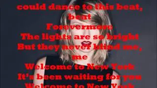 Welcome to the new york   taylor swift lyric