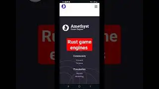 Rust programming game engines