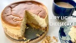 Light Airy Cheesecake |New York cheesecake recipe easy | how to make cheesecake at home easy