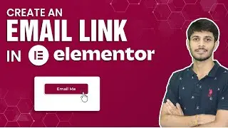 How To Create A Click To Email Link Button In Elementor | WordPress Tutorial