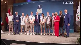 Olympioniken beim Bundespräsidenten