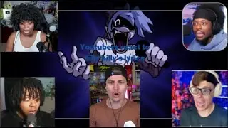 Youtubers react to silly billy's lyrics