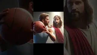 Basketball Chaos: The Furious Red Devil's Rampage #jesus #jesuschrist #god