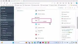 Change PHP Version in Plesk