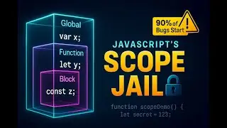 JavaScript Scope Explained | Global, Local & Block Scope