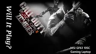 Will It Play Black Ops 2 Zombies? Bus station survival (GTX 1650 Max-Q)