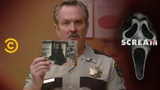 Lt. Dangle Briefs the Reno 911! Team About Ghostface | 