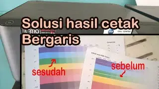 CARA MENGATASI HASIL CETAK PRINTER BERGARIS