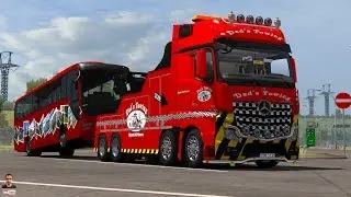 Ets2 1.27...PDT...MERCEDES BENZ ACTROS MPIV CRANE TRUCK 1.27.x