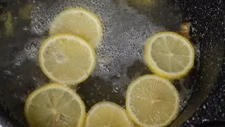 #Lemon & #Ginger Water With Cinnamon, cayenne pepper,  and turmeric