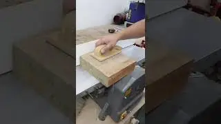 Preparing a blank for a bowl cut on a mitre saw 