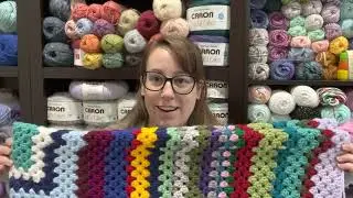 Yarn Chat #63: Vlogmas Christmas blanket and Premier mini yarn haul