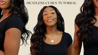 Trying Heatless Curls - OVERNIGHT ROBE CURL ATTEMPT