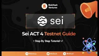Sei Network & Vortex Protocol Testnet Guide (Free Potential Airdrop) || Join Now.