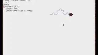 Turtle graphics implementation in jslisp
