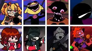 FNF Haachama But Different Characters Sing It 🎤 Everyone Sings Haachama