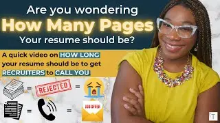 How many pages should my resume be? | The MAXIMUM LENGTH your RESUME SHOULD BE to GET INTERVIEWS