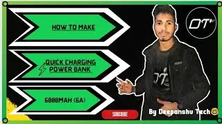 How to make (fast charging) power bank ⚡🏦 🤓 #powerbank