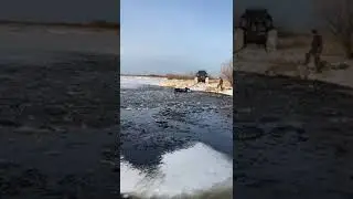 спасение снегохода часть 2