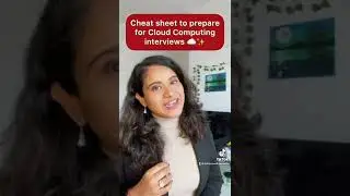 Cheat sheet to prepare for cloud computing interviews