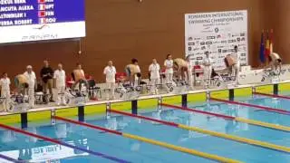 26 Mayıs 2017 Romanya 100 m kelebek final berk 5. Kulvar ilker 7.kulvar