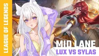 Spookzie Plays League of Legends | Ranked Gameplay! | Destroying a Sylas with Lux