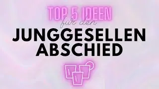 TOP 5 Junggesellenabschieds-Orte | JGA Ideen