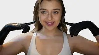 ASMR~ SUPER Sticky Latex Glove Sounds 🧤