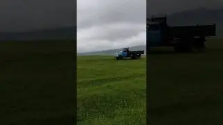 Газ 53 буксует после дождя!!!