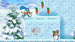 Beeny rabbit level 25 winter | Кролик Бинни первый снежный уровень прохождение игры