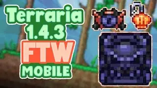 Pesca na Lava e Bioma de Cemitério! - Terraria 1.4.3 Mobile FTW (13) (+DOWNLOAD)