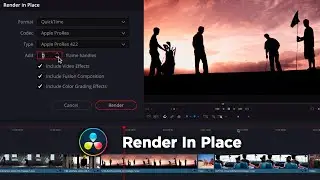 Render In Place | DaVinci Resolve Tutorial