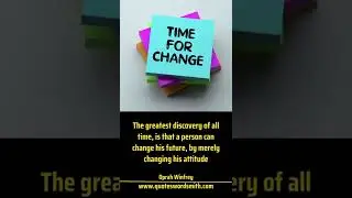 The greatest discovery of all time, is that a person can.. - Oprah Winfrey Quotes