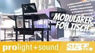 modularer FOH Tisch für den Veranstaltungstechniker und DJ - Mott meets BlackPanther