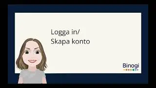 Logga in Skapa konto Binogi FISVE
