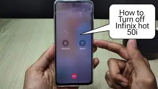 How to Turn off Infinix hot 50i using power button, Watch this video..!!