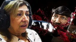MY MOTHER REACTING TO MORTAL KOMBAT 11 FATALITIES