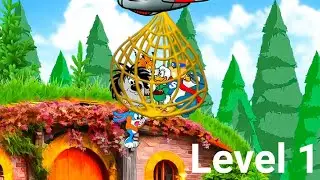 Benny rabbit 2 Island Level 1 let's play | кролик Бинни 2 прохождение уровень 1