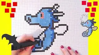 Dessin in Pixel Art. Comment Dessiner Pokémon