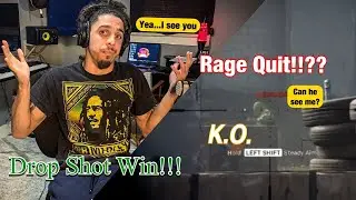 2v2 TEAM RAGE QUITS/DROP SHOT WIN (SWEATY)